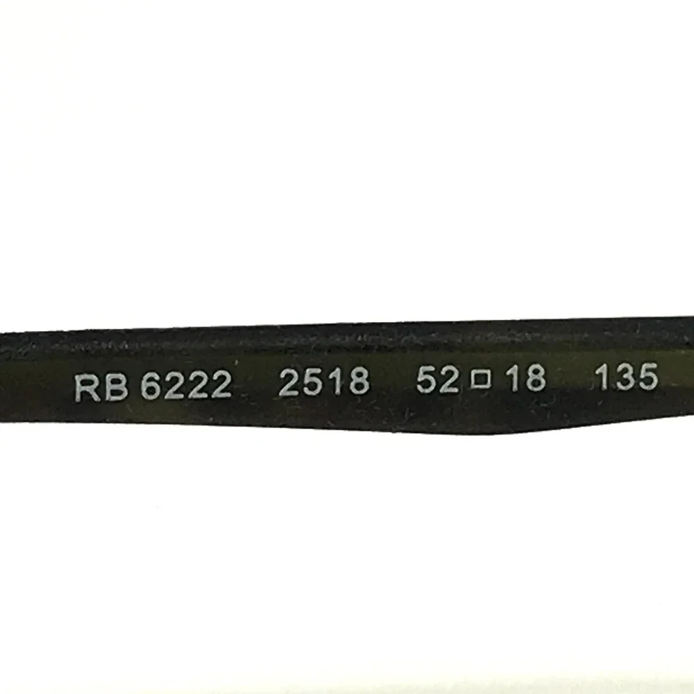 Ray-Ban Eyeglasses Frames RB6222 2518 Brown Gray Green Rectangular 52-18-135